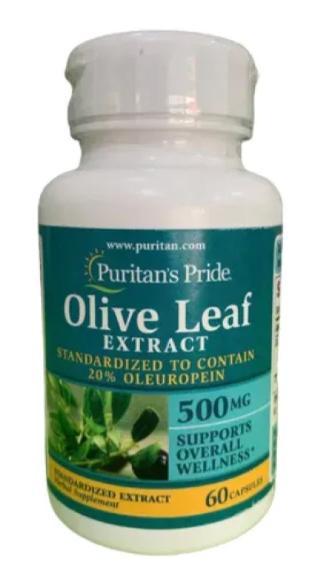 Харчова добавка Puritan's Pride Olive Leaf Extract 500 mg 60 капсул