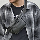 Бананка для молоді, Бананка чоловіча повсякденна Чоловіча з натуральної шкіри LV-48, фото 10