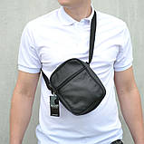 Практична чоловіча сумка барсетка, Сумка через плече кежуал чоловіча для документів зручна QE-63, фото 8