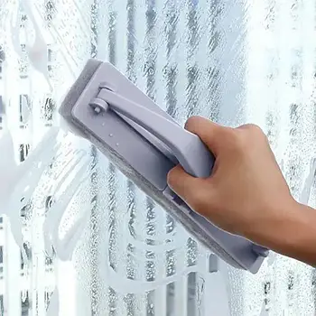 Складана очисна губка зі швидким вичавленням води WASHER AND534, щітка для чищення будь-якої поверхні з ручкою. Лучшая цена