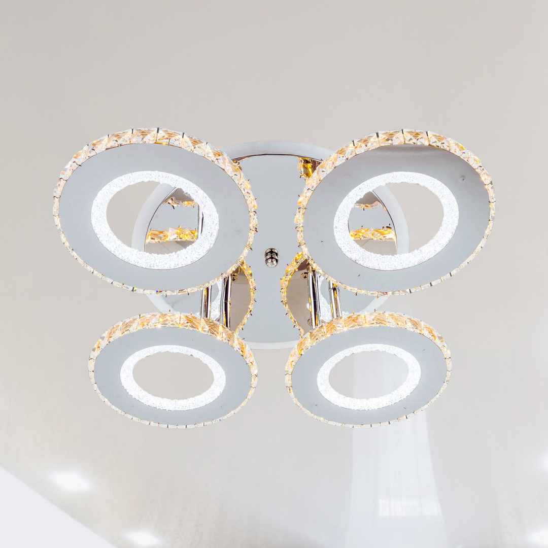 Люстра з пультом Sirius 72W до 18 м² колір Хром B S2322/4, фото 1