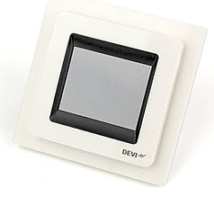 Термостат електронний програмований DEVIreg Touch для теплої підлоги (білий) 140F1064