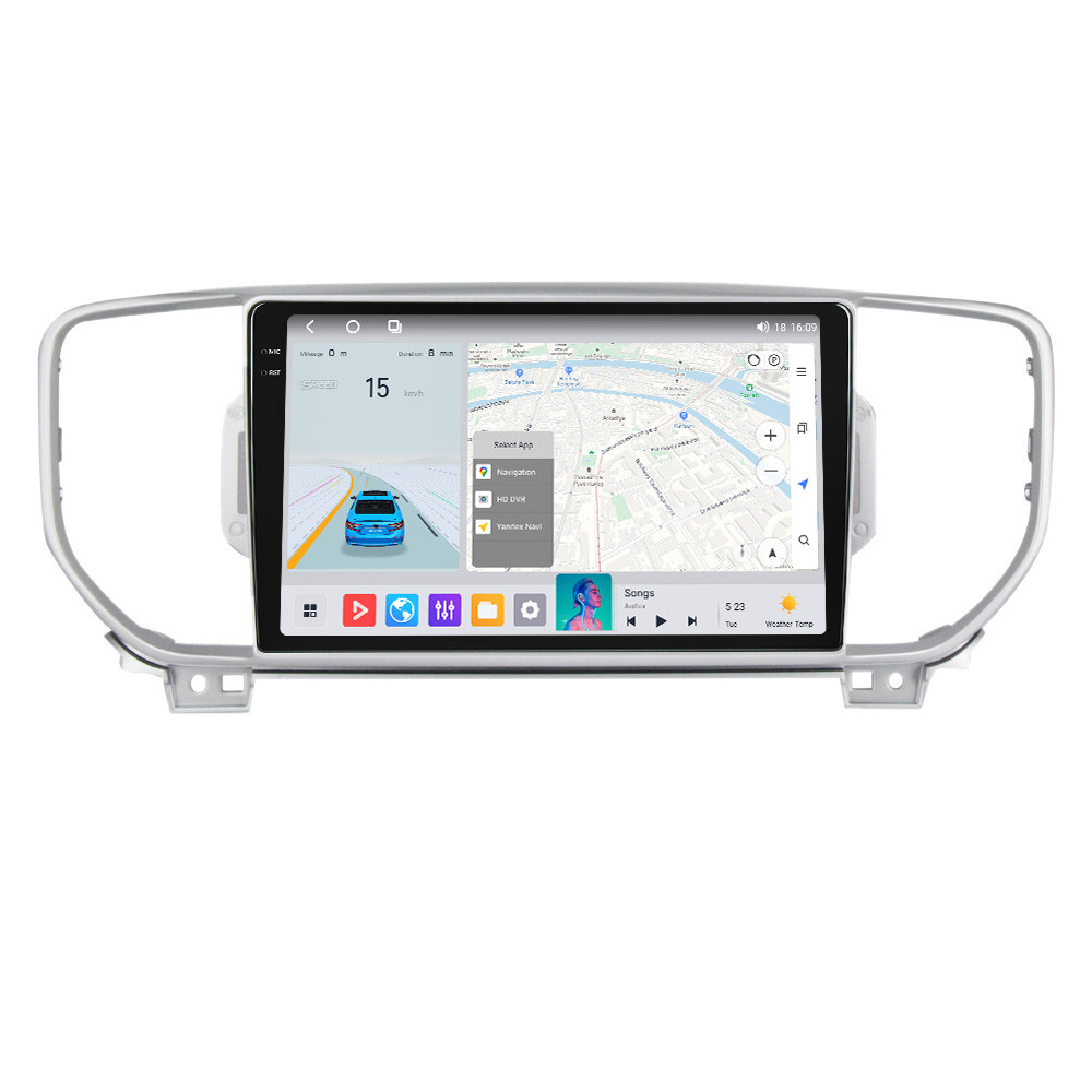 Штатна магнітола Mekede MS 2k Kia Sportage 4 (2016 - 2018) CarPlay QleD