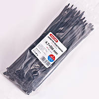 4,8 x 250 Чорні Хомути пластикові CarLife AVK