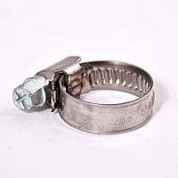 Profi Хомут неіржавкий 12-22 мм. Черв'ячний затискач зі сталі AVK