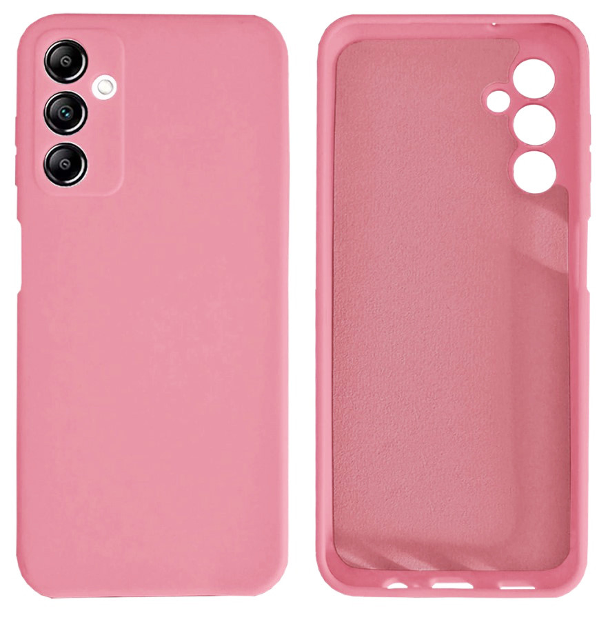 Чохол Silicone case Camera Protective для Samsung M52 (04) рожевий Pink