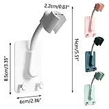 Тримач для душу, що обертається на присоску Shower holder AND-129 SV227, фото 4