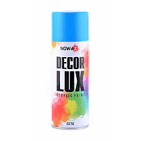 Акрилова фарба глянсова світло-блакитна NOWAX Decor Lux (5012) 450 мл AVK
