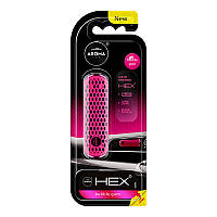 Ароматизатор в машину на дефлектор Aroma Car HEX 10g BUBBLE GUM 83582 AVK