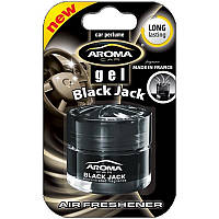 Ароматизатор у машину-пахучка для авто Aroma Gel Black Jack AVK