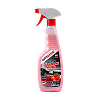 Поліроль-молочко для салону автомобіля для пластику з ароматом Полуниці 500 мл Auto Drive (AD0070) AVK