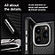 Чохол Spigen Enzo Aramid MagFit для iPhone 15 Pro Matte Black (ACS07045), фото 10