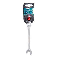 Ключ комбінований з тріскачкою та карданом 12 мм MOLDER CR-V (MT57012) AVK