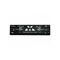 Рамка під номер чорна Car Life AVK