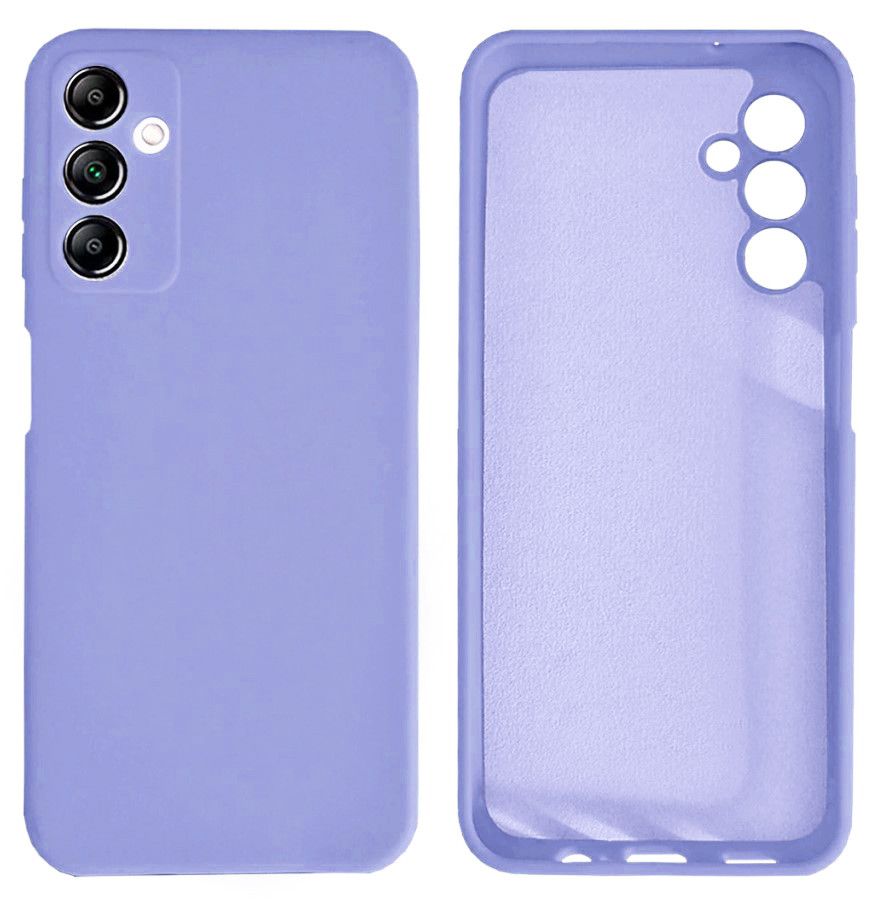 Чохол Silicone case Camera Protective для Samsung M52 (13) ліловий Lilac