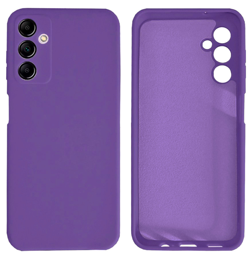 Чохол Silicone case Camera Protective для Samsung M52 (14) фіолетовий Purple