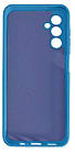 Чохол Silicone case Camera Protective для Samsung M52 (16) синій Blue, фото 3