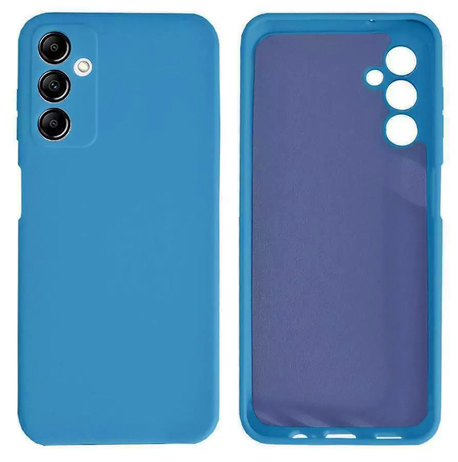 Чохол Silicone case Camera Protective для Samsung A55 (16) синій Blue