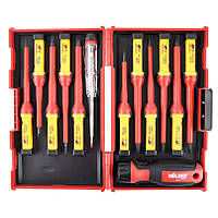 Набір викруток,діелектричних ізольованих з індикатором напруги Molder VDE 1000 В AVK