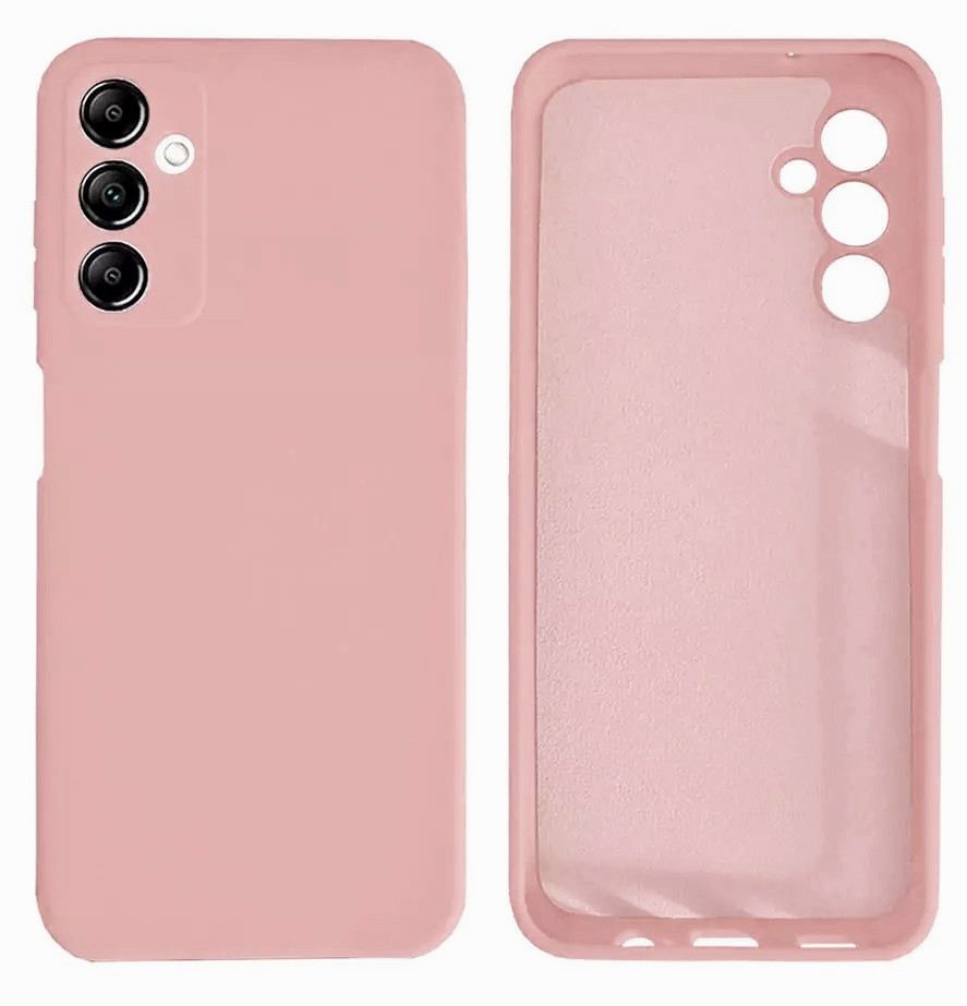 Чохол Silicone case Camera Protective для Samsung A55 (18) пудра Pink Sand