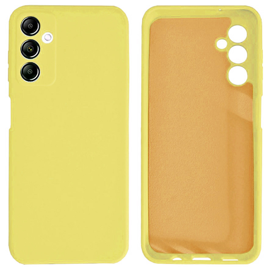 Чохол Silicone case Camera Protective для Samsung A55 (20) жовтий Yellow