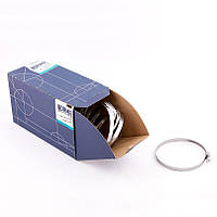 Хомут Norma оцинкований 140-160. Черв'ячний затискач зі сталі AVK