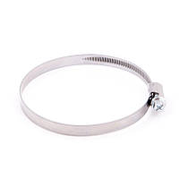 Хомут Norma оцинкований 70-90. Черв'ячний затискач зі сталі 25 шт AVK