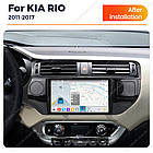 Штатна магнітола Mekede MS 2k Kia Rio (2015-2017) Android CarPlay QleD, фото 4