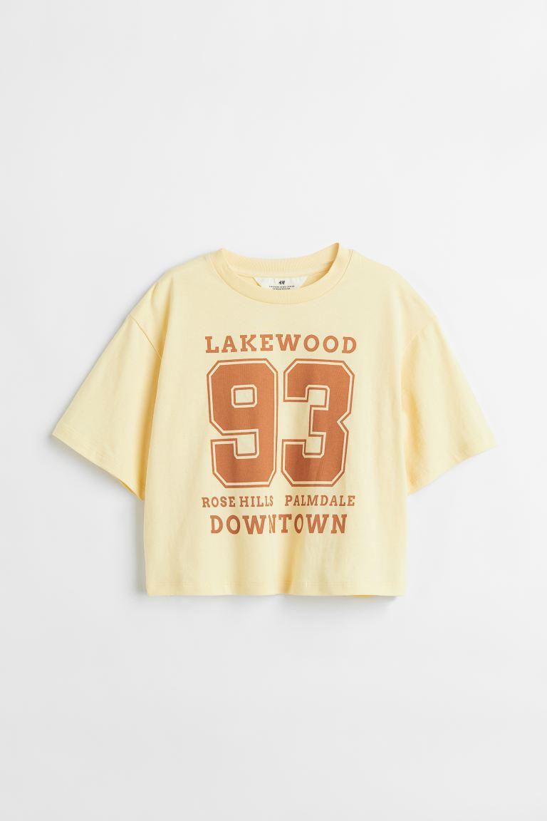 Футболка вкорочена. жовта Lakewood H&M 146/152, 158/164см