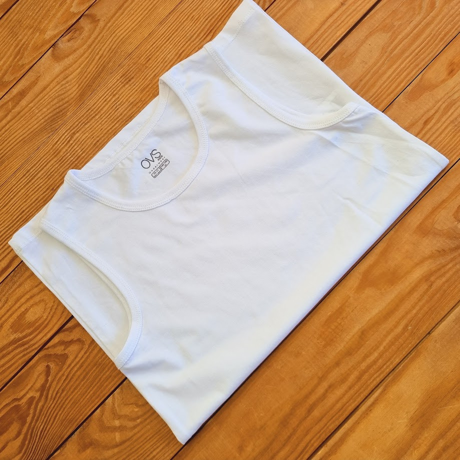 Майка для хлопчика, зріст 140-146 (10-11 років), колір білий