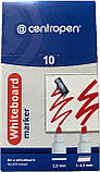 Маркер для дошки Centropen 2,5 мм. червоний 8559, фото 3