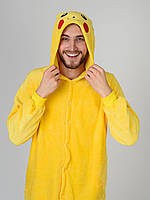 Кигуруми пикачу на молнии Kigurumirev Кенгуруми для мужчин, пижама костюм мужской S 145 - 155 см