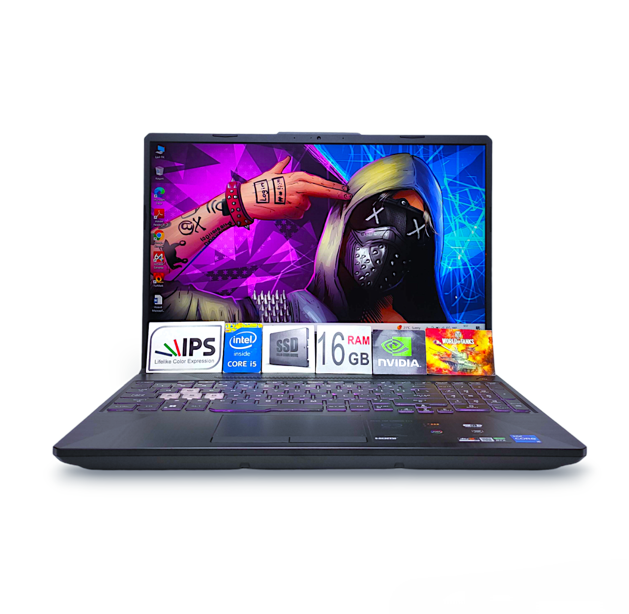 Ігровий ноутбук Asus TUF Gaming F15  15.6" FHD 144Hz i5-11400H 6 ядер 16GB DDR4 SSD512GB Nvidia RTX3050