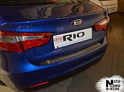 Накладка на бампер KIA RIO III седан з 2012 (NataNiko)
