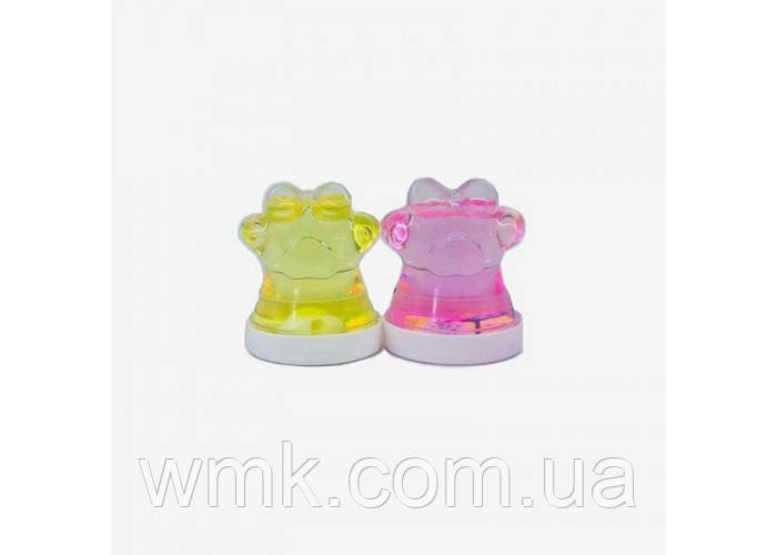 Лизун гель лапка с блестками  100149