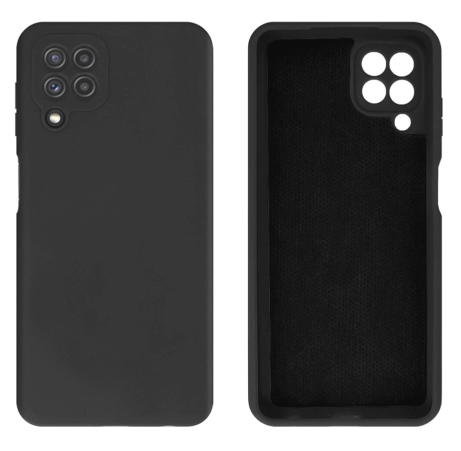 Чохол Silicone case Camera Protective для Samsung A22 4G (05) темно-сірий Dark grey