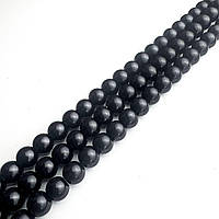 Намистини на нитці, Майорка чорний, 10 мм