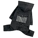 Комбінезон - дощовик 42 см (об'єм до 62см) Кишеня чорний розм 9 для собак M, фото 2