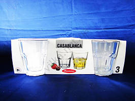 Набір склянок для віскі Касабланка 3 х 355 гр.