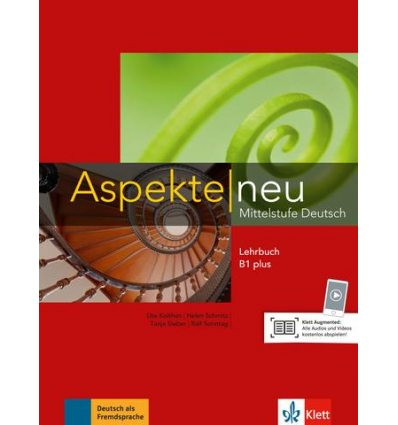Aspekte 1 Neu B1+ Lehrbuch ohne DVD (Підручник без диску)