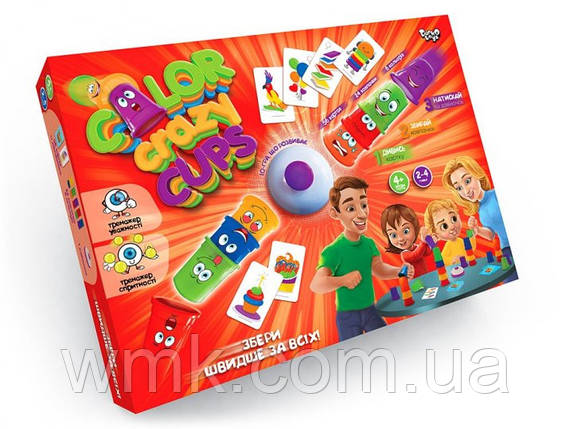Гра настільна  Color Crazy Cubes  (укр) CCC-02-01U, фото 1