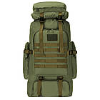 Рюкзак тактичний армійська олива 60л Darvall US-495, фото 3