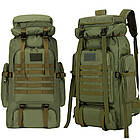 Рюкзак тактичний армійська олива 60л Darvall US-495, фото 4