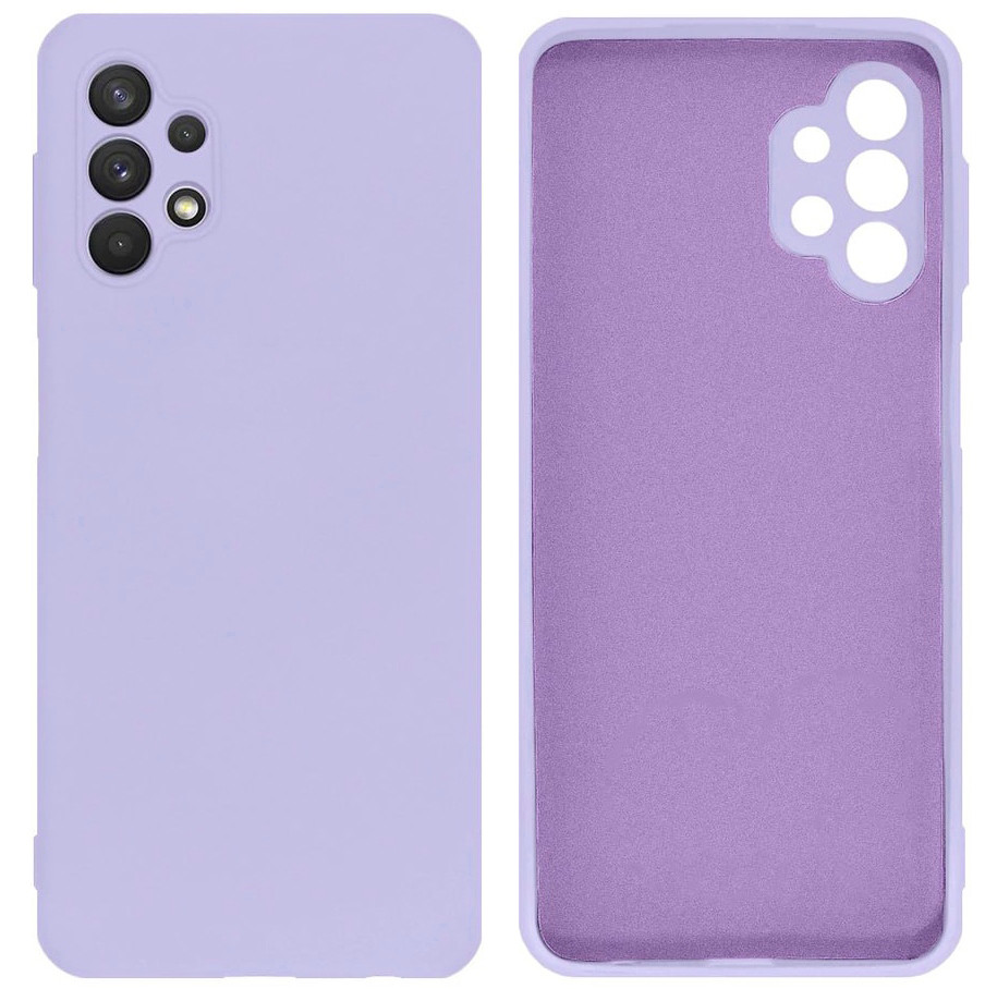 Чохол Silicone case Camera Protective для Samsung A23 (13) ліловий Lilac