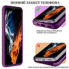 Чохол Silicone case Camera Protective для Samsung A23 (14) фіолетовий Purple, фото 4