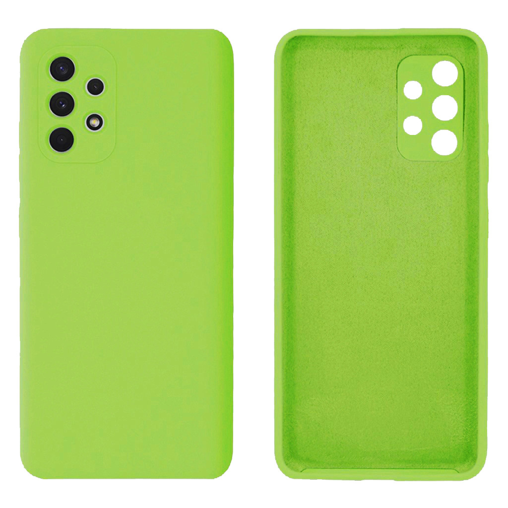 Чохол Silicone case Camera Protective для Samsung A23 (27) яскраво-зелений Neon green