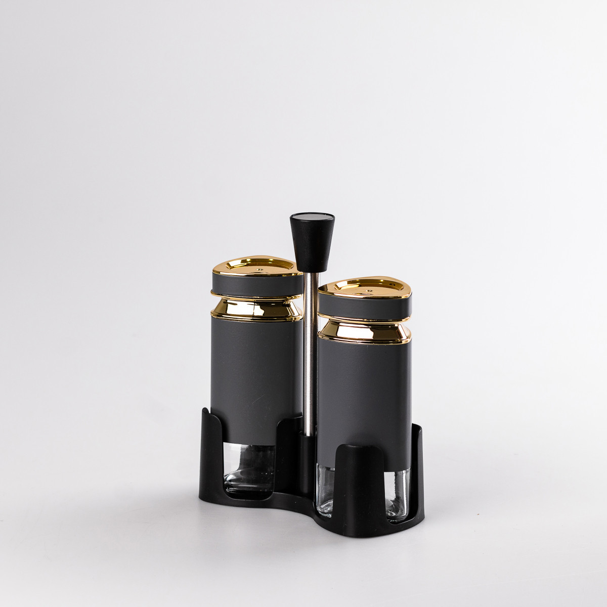 Набір для спецій на підставці 2 предмети по 120 мл - фото 1 - id-p2075710358