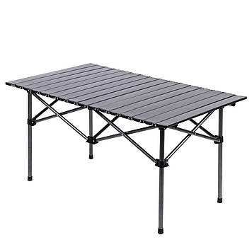 Складаний стіл для пікніків 95 x 55 x 50 см, чорний