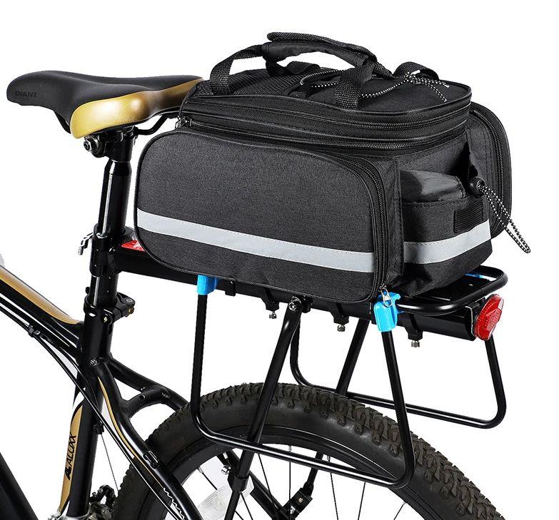 Велосумка-штани трансформер на багажник (переносна)