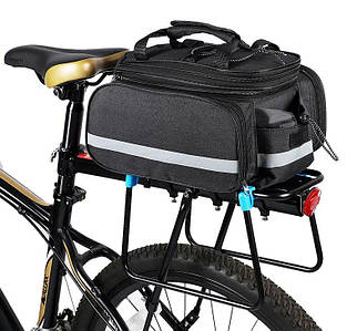 Велосумка-штани трансформер на багажник (переносна)